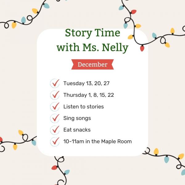 Image for event: Story Time with Ms. Nelly